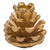 Golden Pinecone Candle Holder - Small