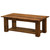 Barnwood Open Coffee Table with Open Shelf - 24 x 48