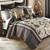 Wildlife Lodge Toile Quilt Bed Set - King