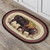 Bison Oval Rug