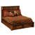 Barnwood Traditional Platform Bed - Cal King