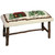 Remote Cabin Hooked Wool Bench - OUT OF STOCK UNTIL 08/20/2025