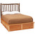 Hickory Platform Bed - King