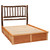 Hickory Platform Bed - King
