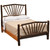 Hickory Sunburst Complete Bed - Twin