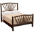Hickory Sunburst Complete Bed - Twin