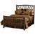 Hickory Sunburst Complete Bed - Twin