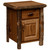Hickory Enclosed Nightstand