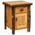 Hickory Enclosed Nightstand