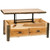 Hickory Traditional Log Enclosed Coffee Table w/Elevating Top
