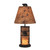 Bear and Tree Mission Style Acent Lamp w/ Night Light