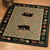 Bear Patchwork Green Rug - 3 x 4