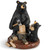 Bears Chopping Wood Figurine