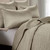 Beige Satin Quilt Bed Set - Full/Queen