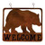 Big Bear Metal Welcome Sign