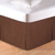 Brown Tailored Bedskirt - King