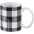 Black Buffalo Plaid Mugs - Set of 4