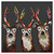 Chic Deer Charcoal Canvas Art
