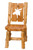 Log Cut-Out Side Chair - Moose