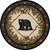 Curious Cub Black Bear Rug - 8 Ft. Round