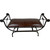 Double Vanity Bench - Colonial & Antique Brown