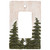 Evergreen Pine Tree Forest Rocker Plate