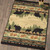 Family Time Black Bear & Cubs Rug - 11 x 13