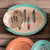 Feather Design Melamine Serving Platter