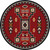 Firestorm Southwestern Rug - 8 Ft. Round