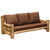 Cedar Log 7 Foot Sofa
