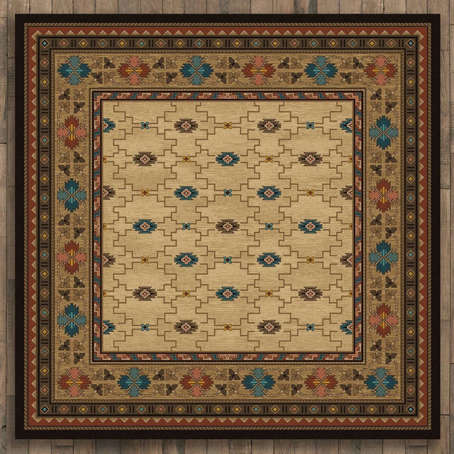 Rustic Traditions Rug - 8 Ft. Square|Black Forest Décor | Black Forest ...