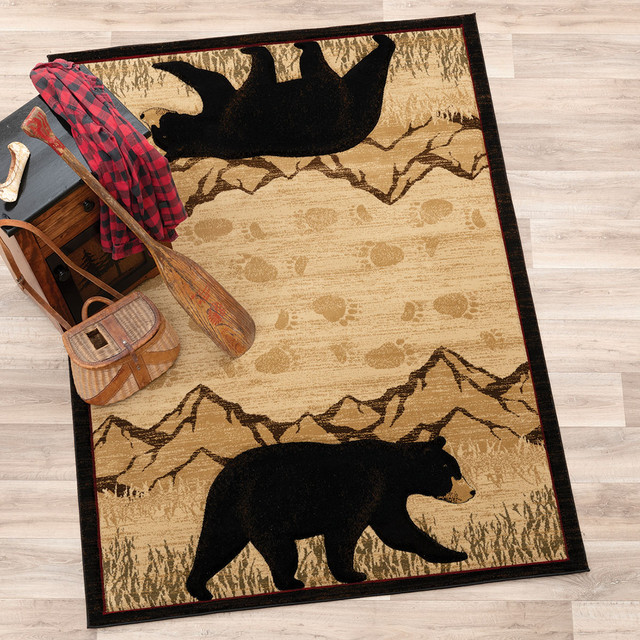 Mountain Bear Rug Collection
