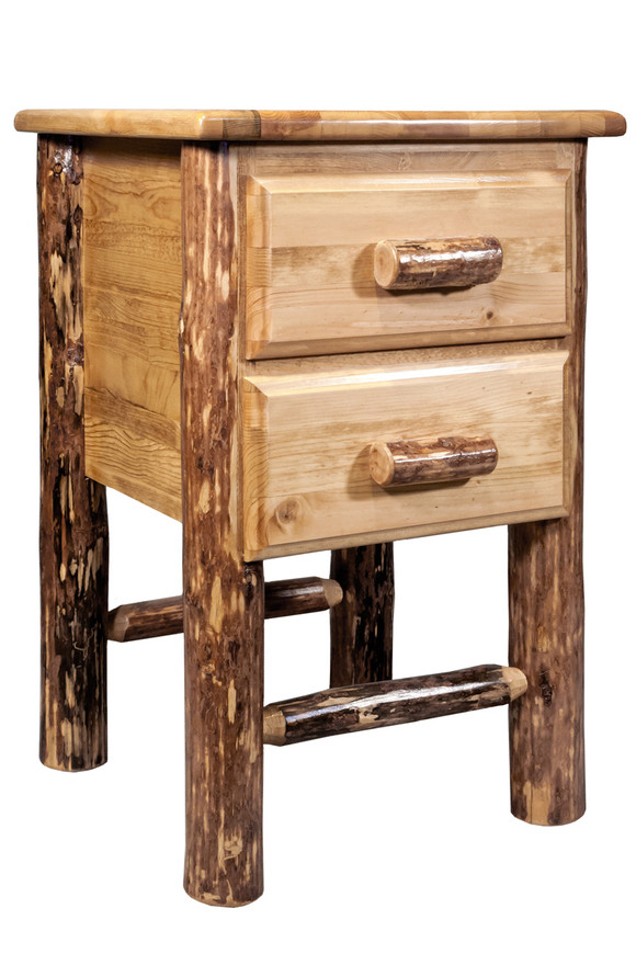 Glacier 2 Drawer Nightstand