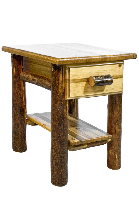 Glacier Nightstand with Drawer