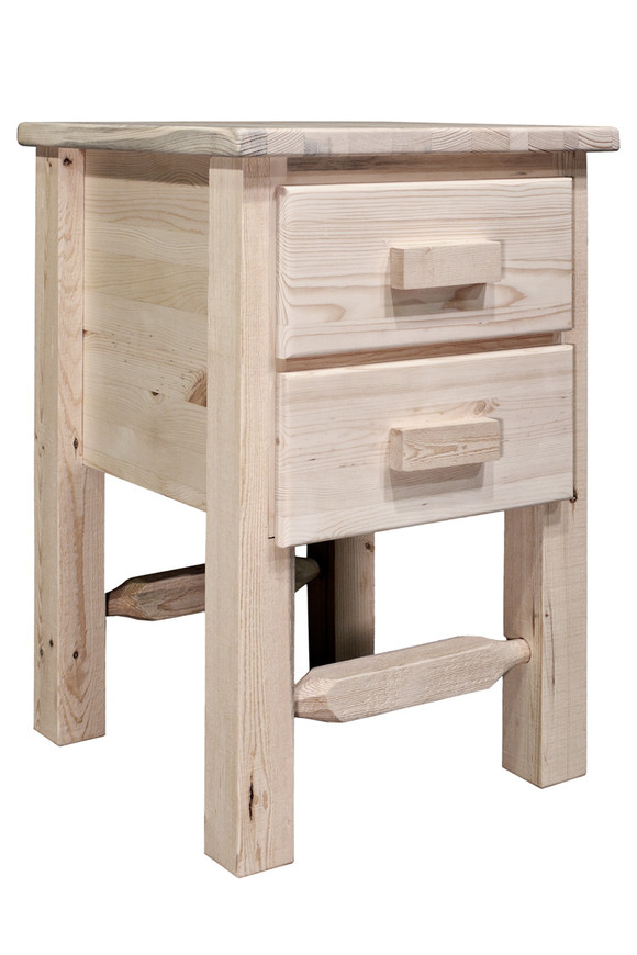 Homestead 2 Drawer Nightstand - Unfinished