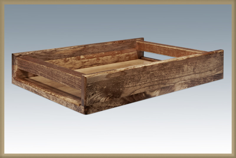 Homestead Serving Tray - Stained & Lacquered