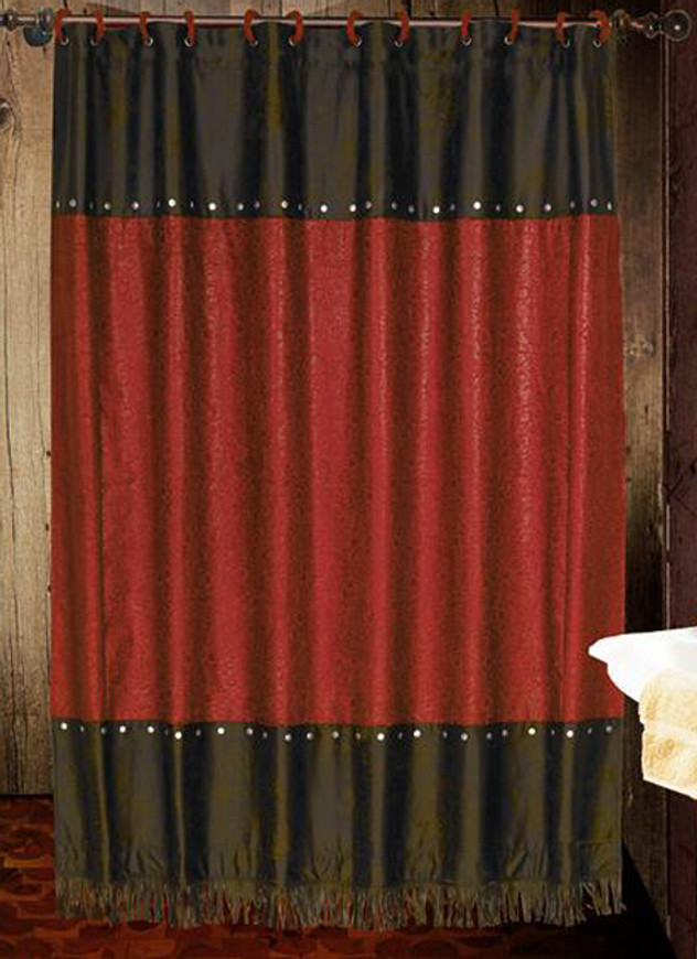 Cheyenne Red Shower Curtain