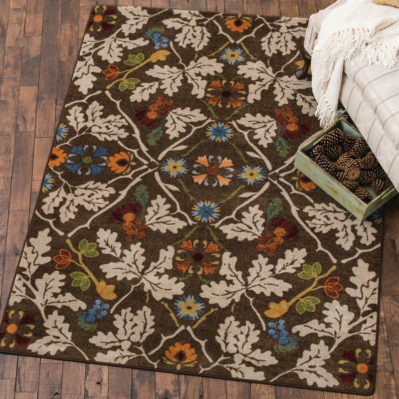 Infinity Oak Brown Rug - 5 x 8