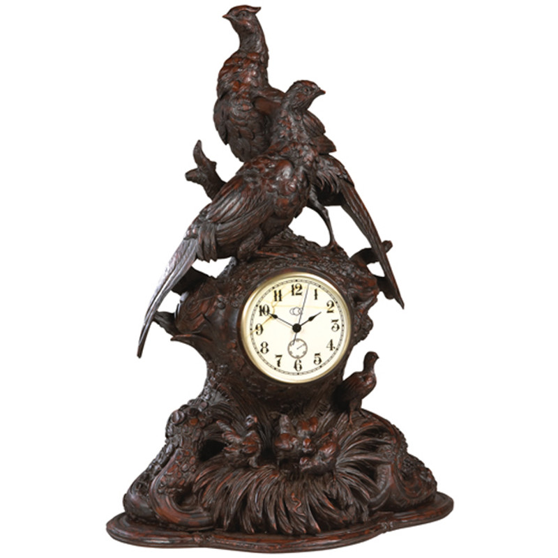 Black Forest Pheasant Clock