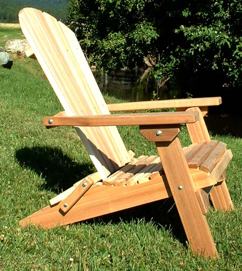 Lacquer Finish Rustic Cedar Adirondack Chair