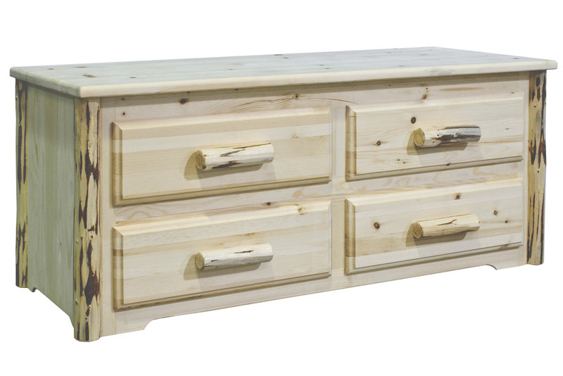 Montana 4 Drawer Sitting Chest - Lacquered