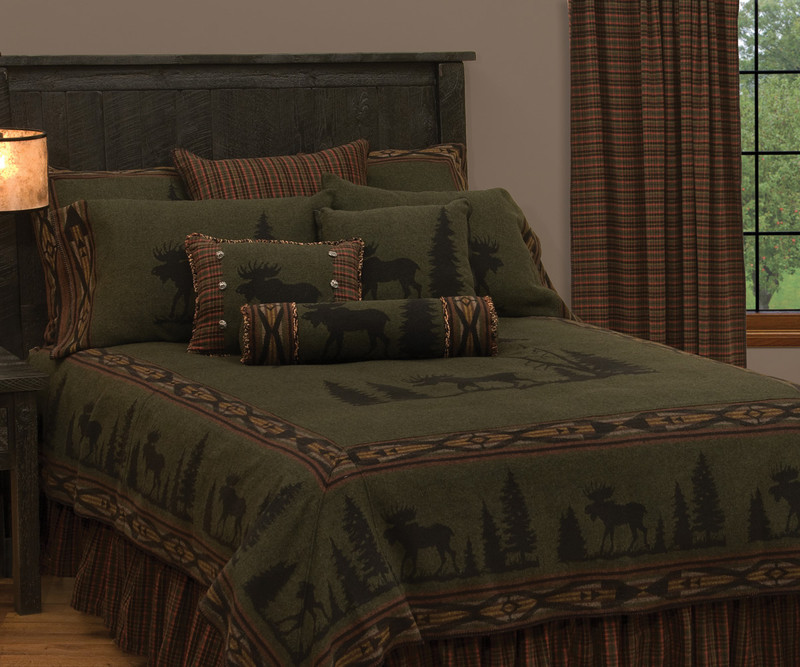 Moose 1 Bedspread - Twin