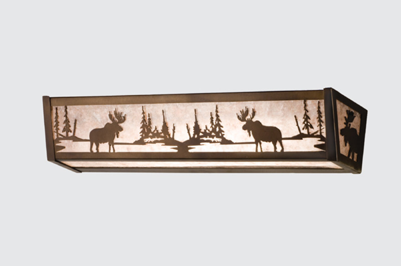 Northwoods Moose Vanity Light