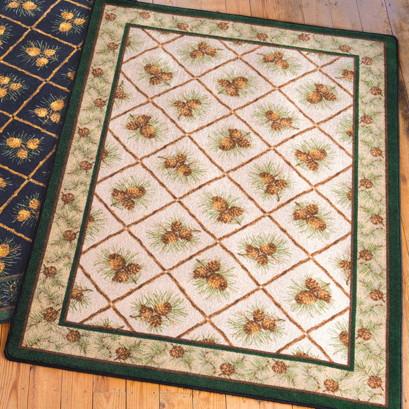 Pinecone Haven Natural Rug - 3 x 4