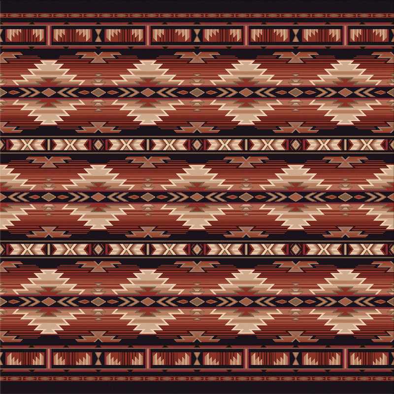 Rio Rancho Russet Rug - 8 Ft. Square