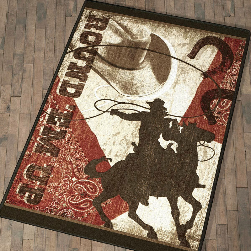 Round 'Em Up Rug - 5 x 8