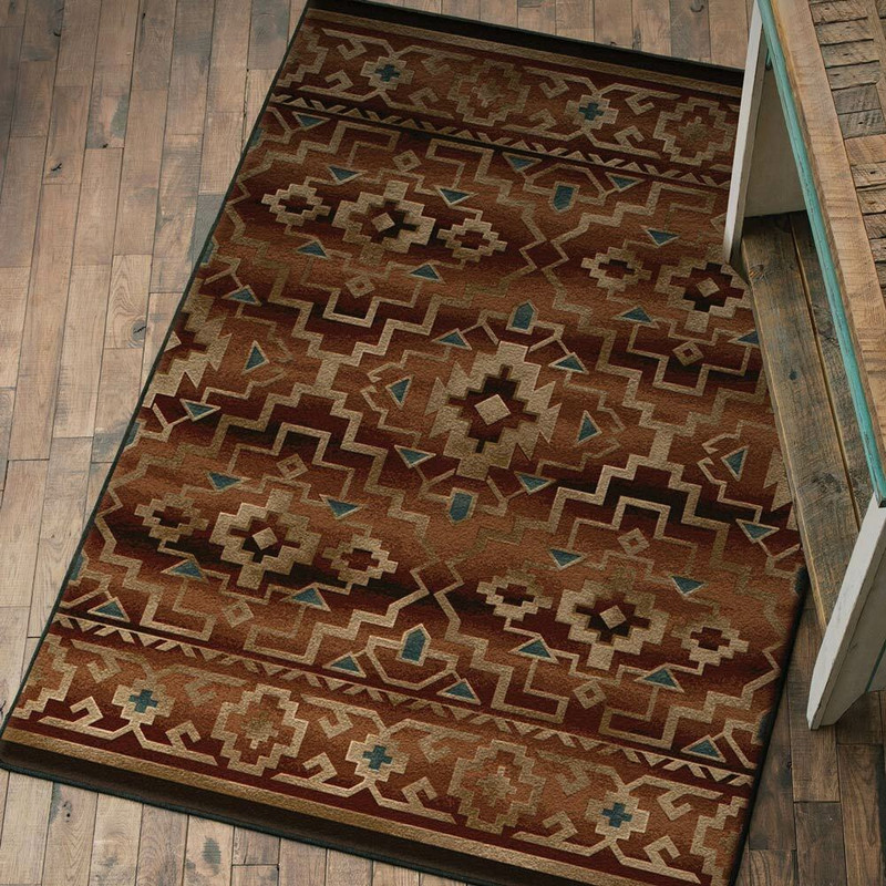 Rustic Home Rug - 5 x 8