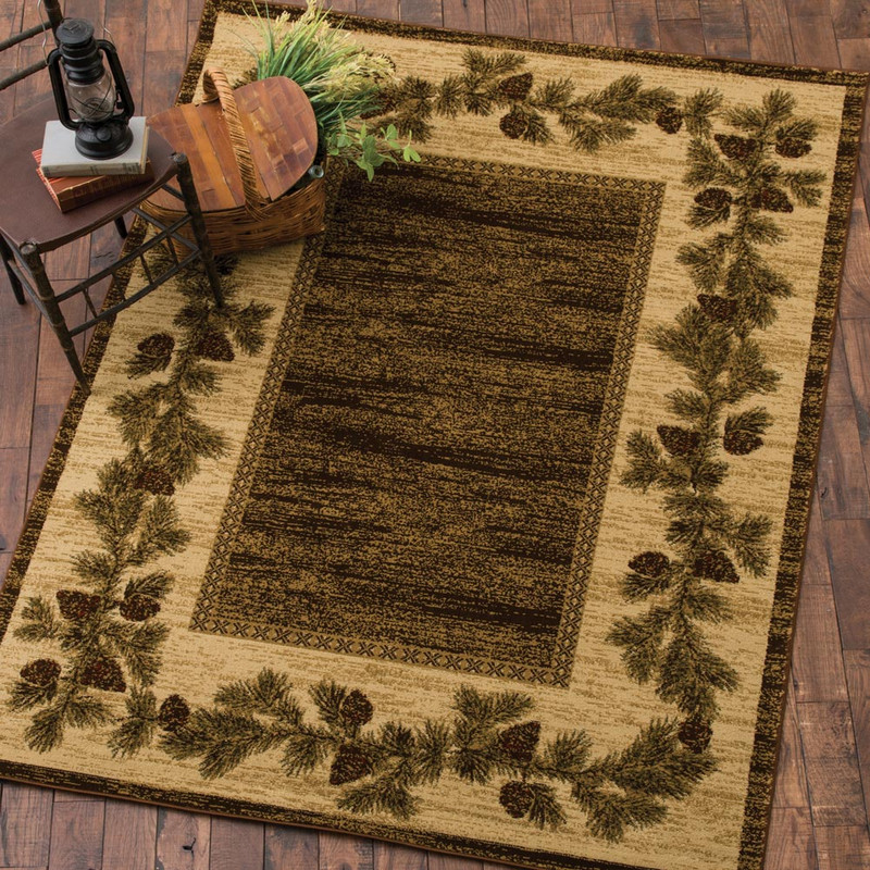 Scenic Mountain Rug - 8 x 10