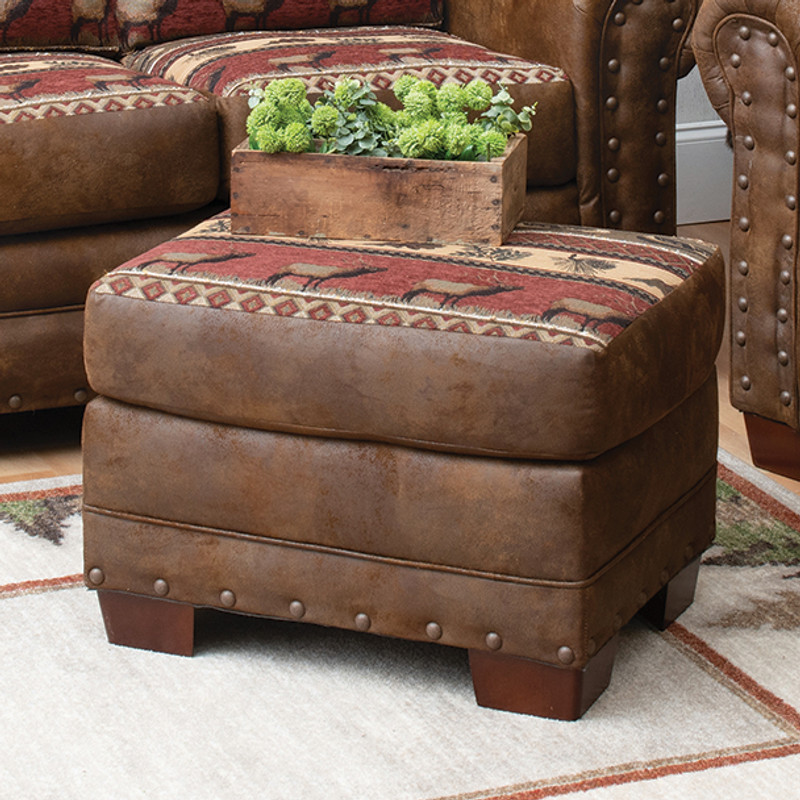 Forest Tapestry Ottoman