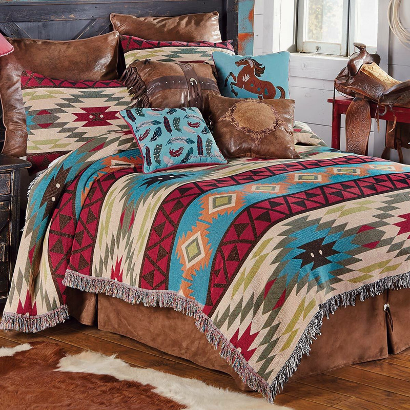 Southwest Expressions Tapestry Coverlet - Queen